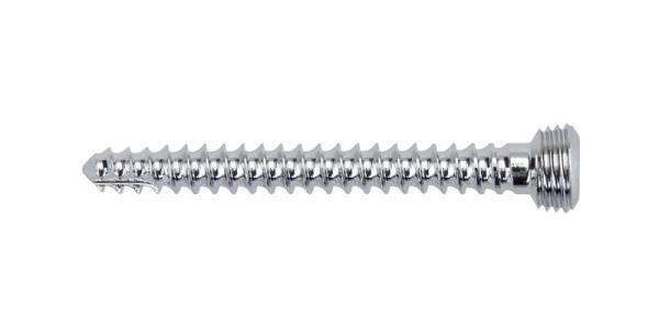 Cortical screw with conical head thread: diameter 2.7 x 32