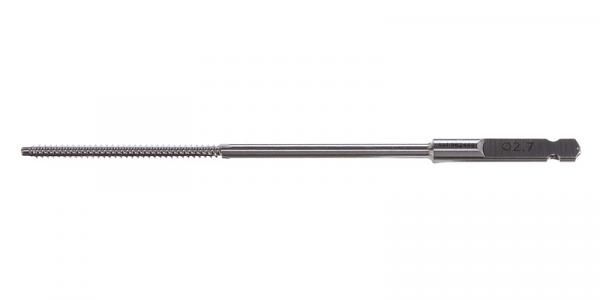 Tap for quick coupling for cortical screws: diameter 2.7 x 100