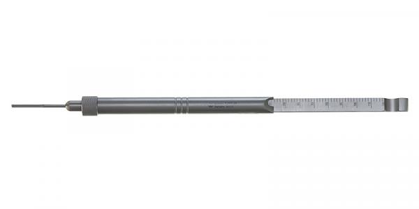 Gauge with clasp for screws diameter 4.5 and diameter 6.5: MR 115